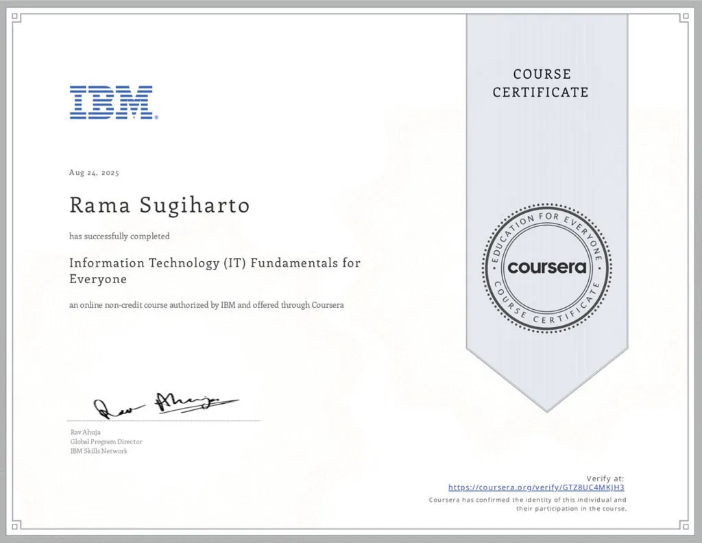 Information Technology (IT) Fundamentals for Everyone - IBM