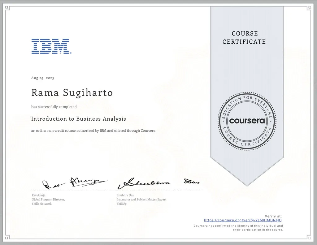 Introduction to Business Analysis - IBM