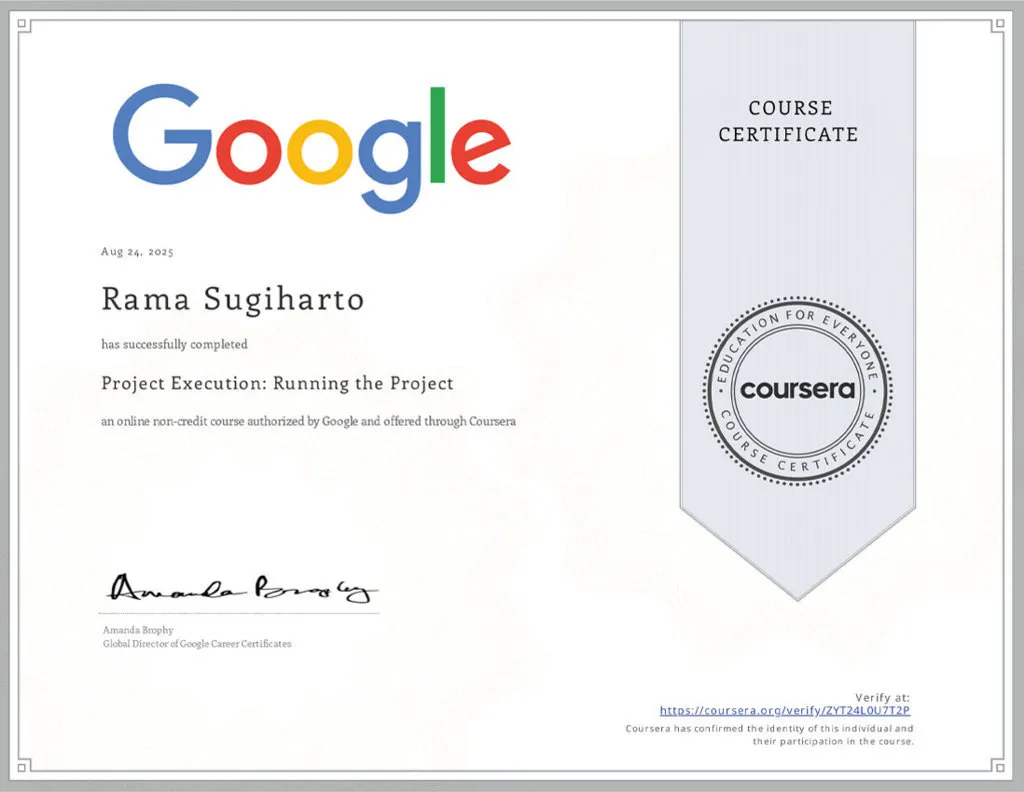 Project Execution: Running the Project - Google