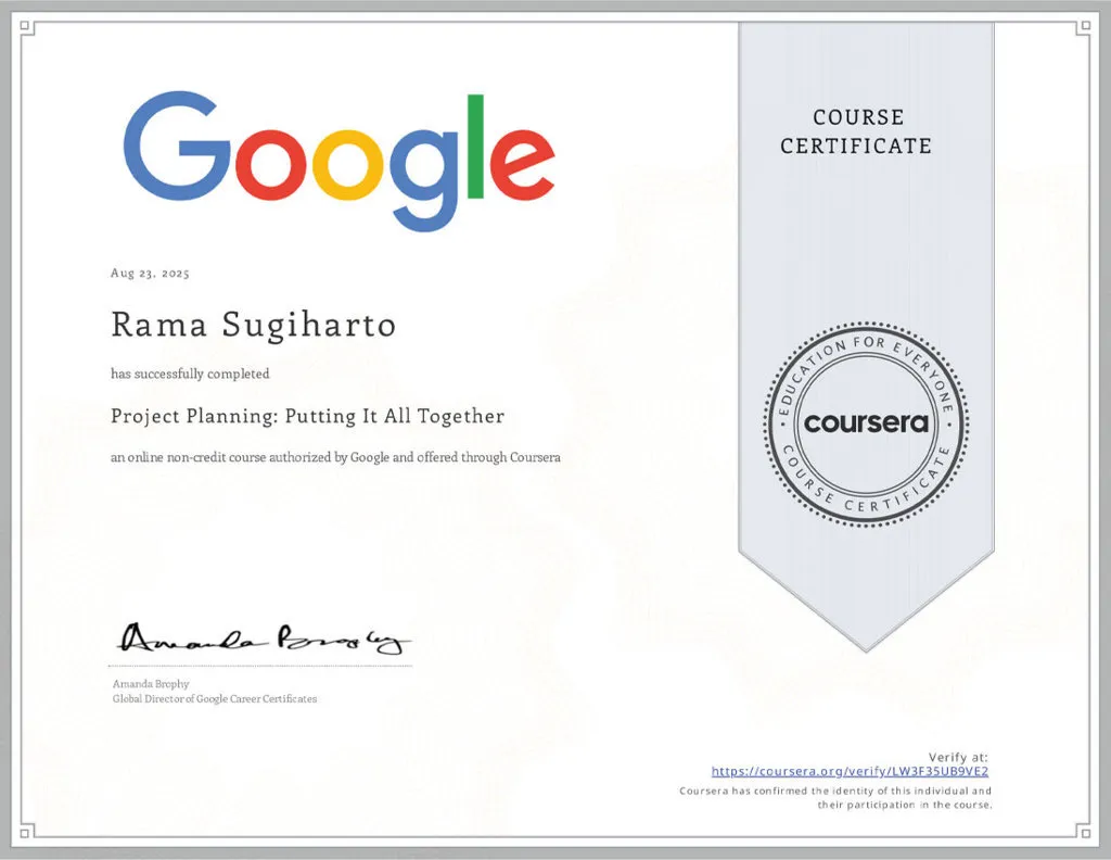 Project Planning: Putting It All Together - Google