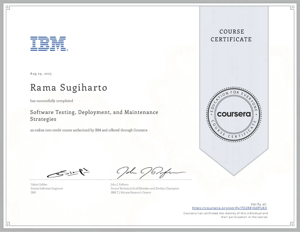 Software Testing, Deployment, and Maintenance Strategies - IBM